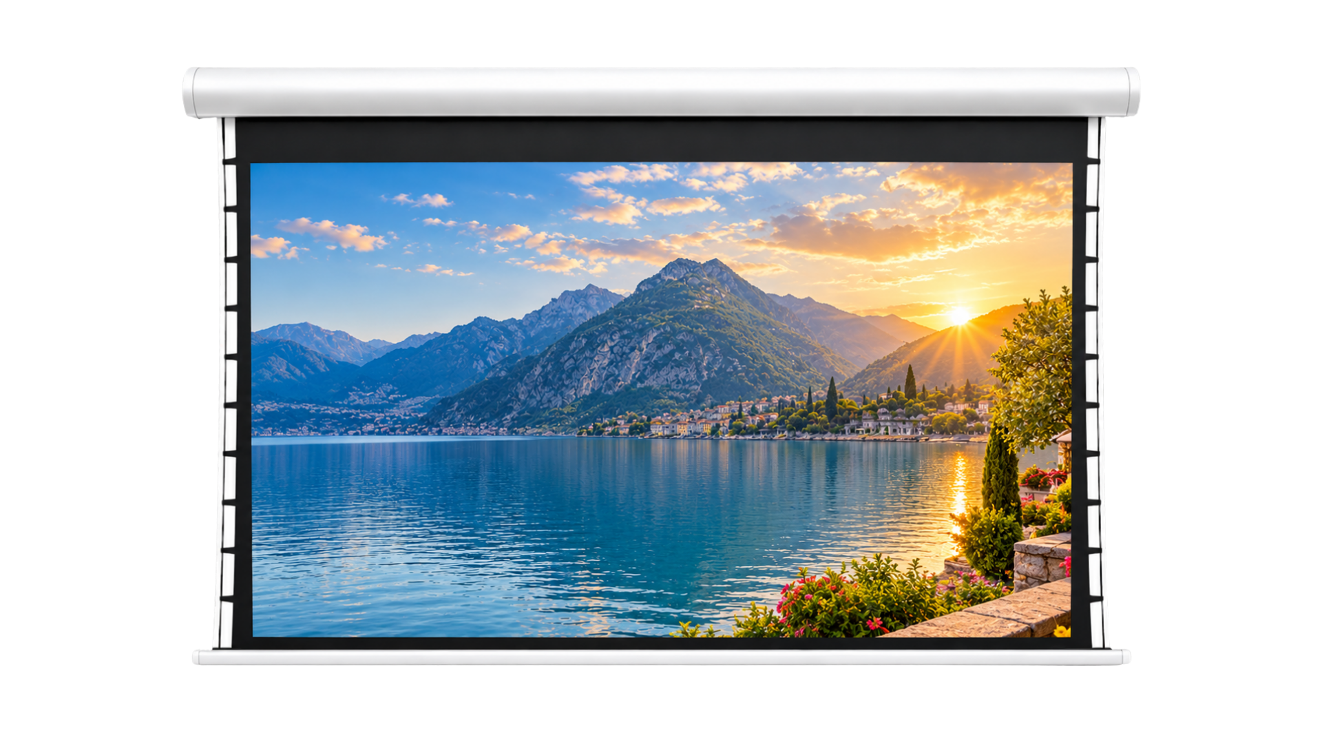 Carson Preference Acoustic HDR Tab-Tension Powered Projector Screen | 16:9